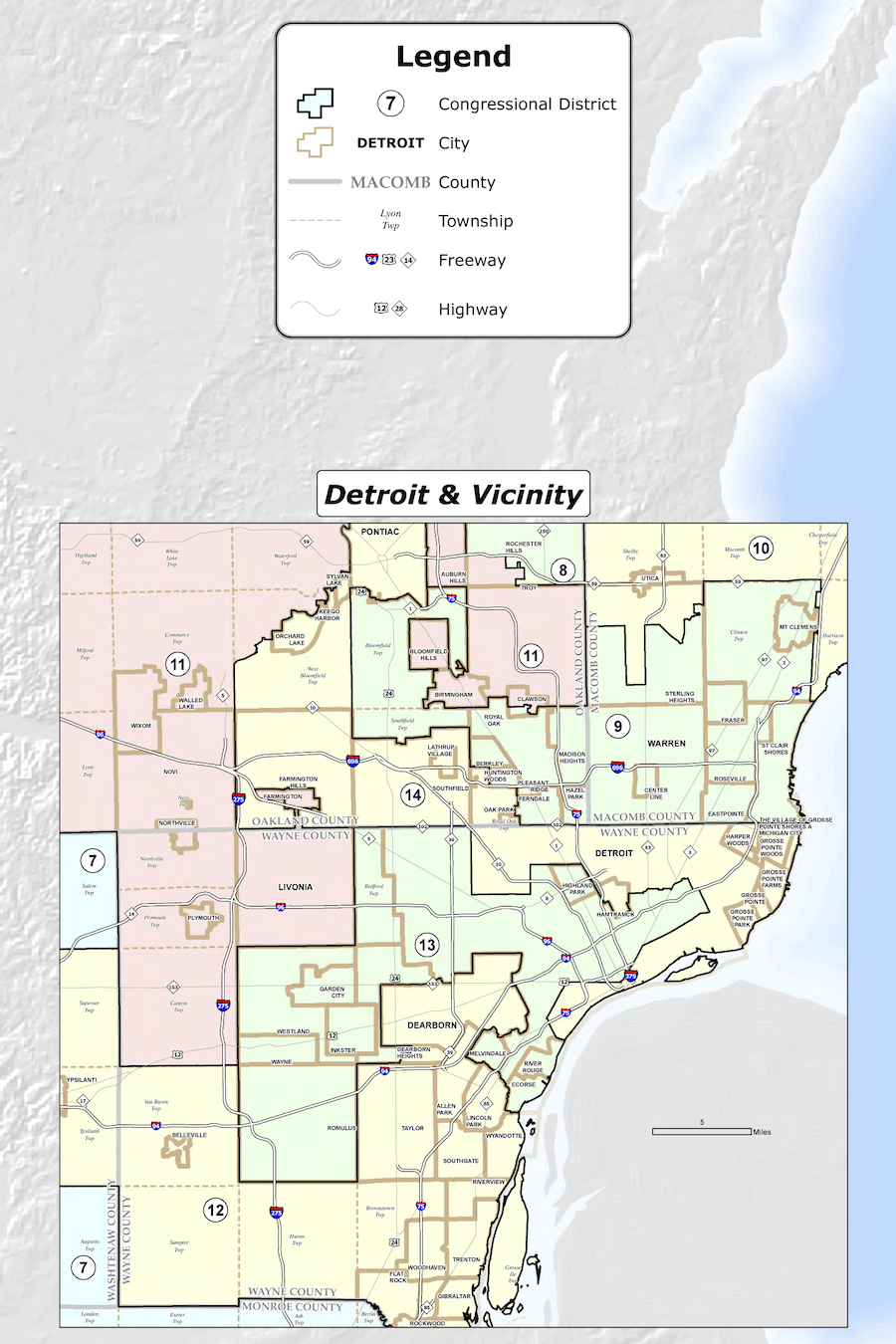 Detroit Election Map Courthouse News Service