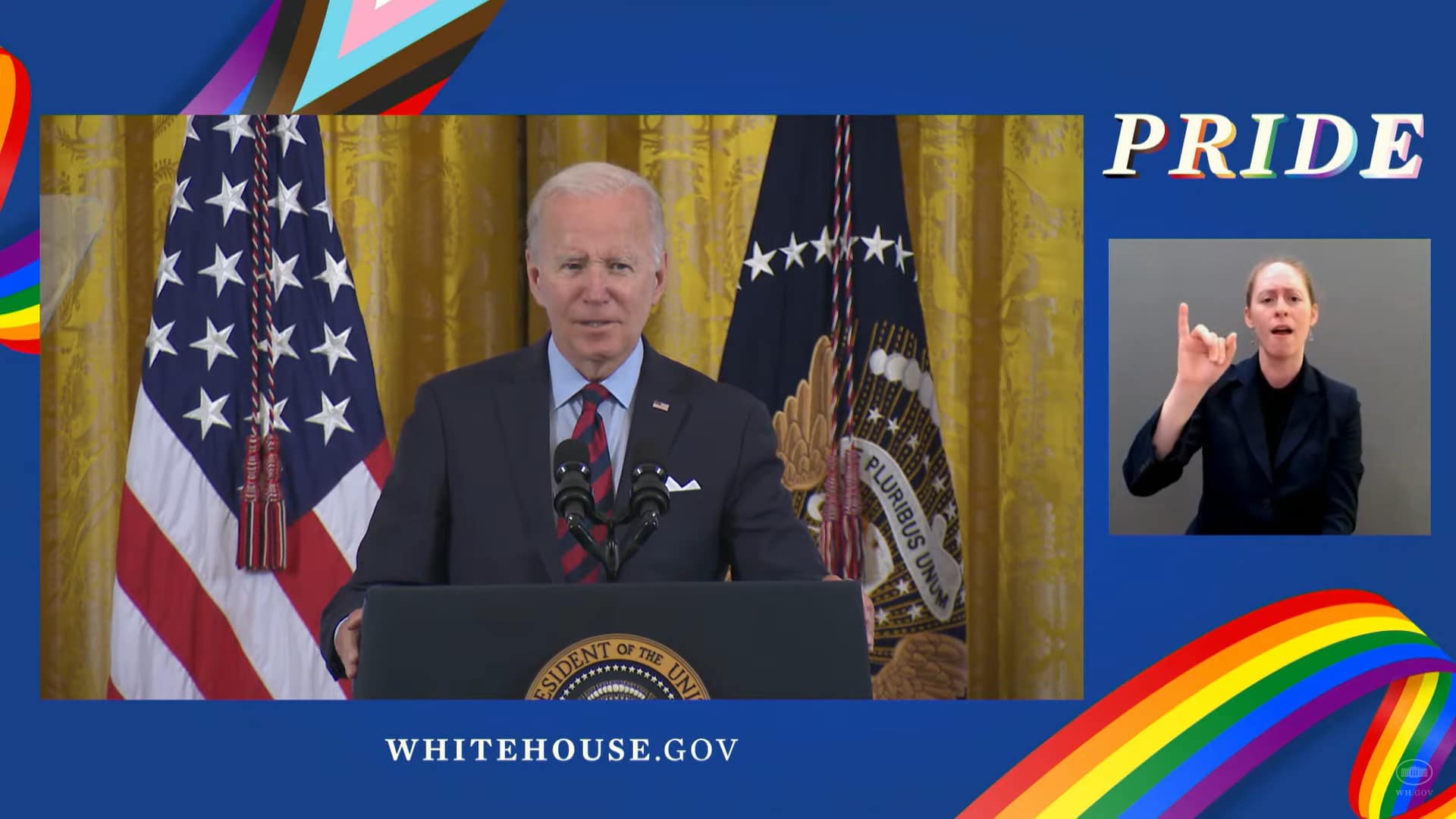 Biden takes aim at ‘conversion therapy’ in Pride month executive order
