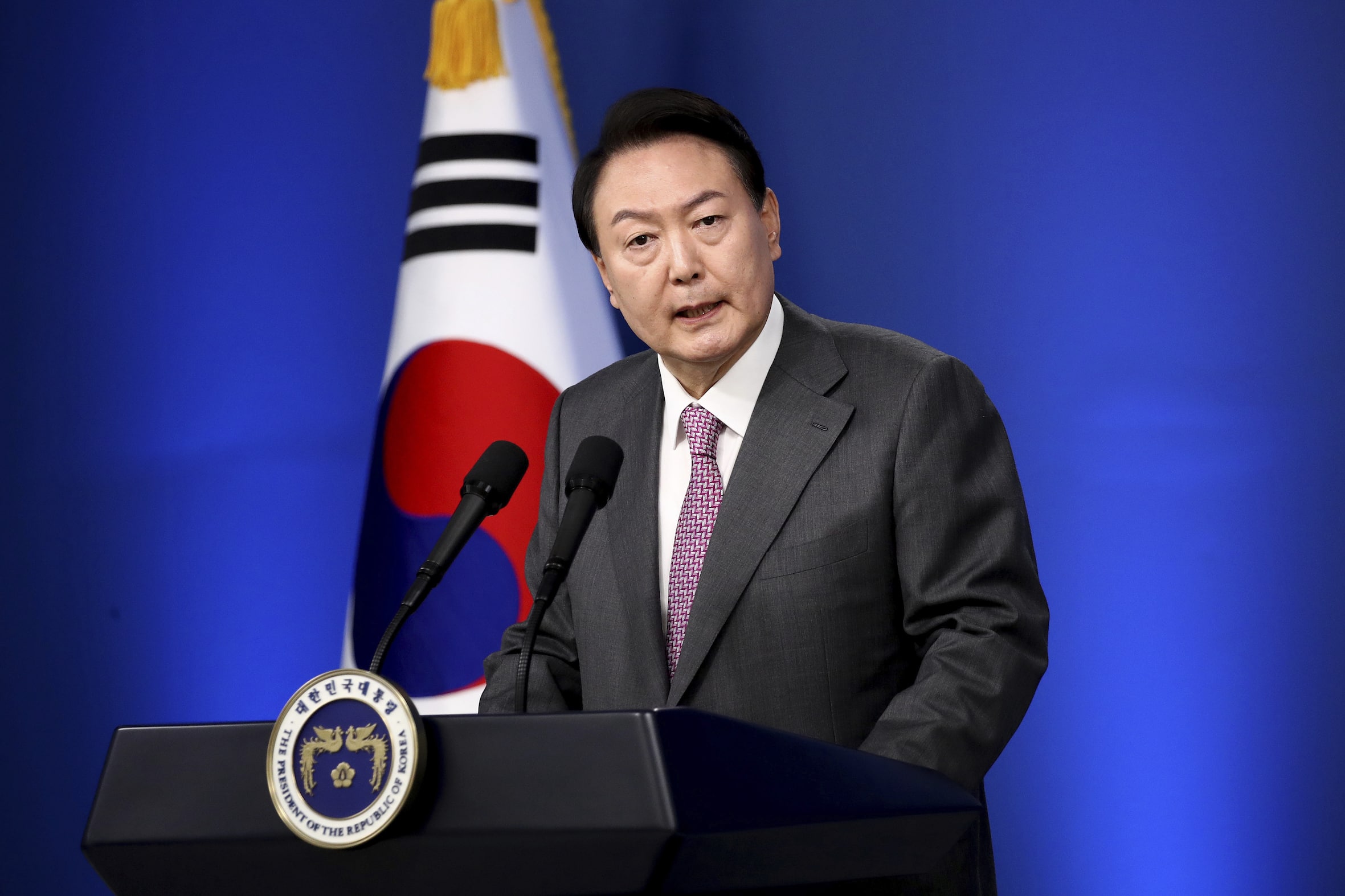 South Korean Leader Seoul Won T Seek Own Nuclear Deterrent   Yoon Suk Yeol 