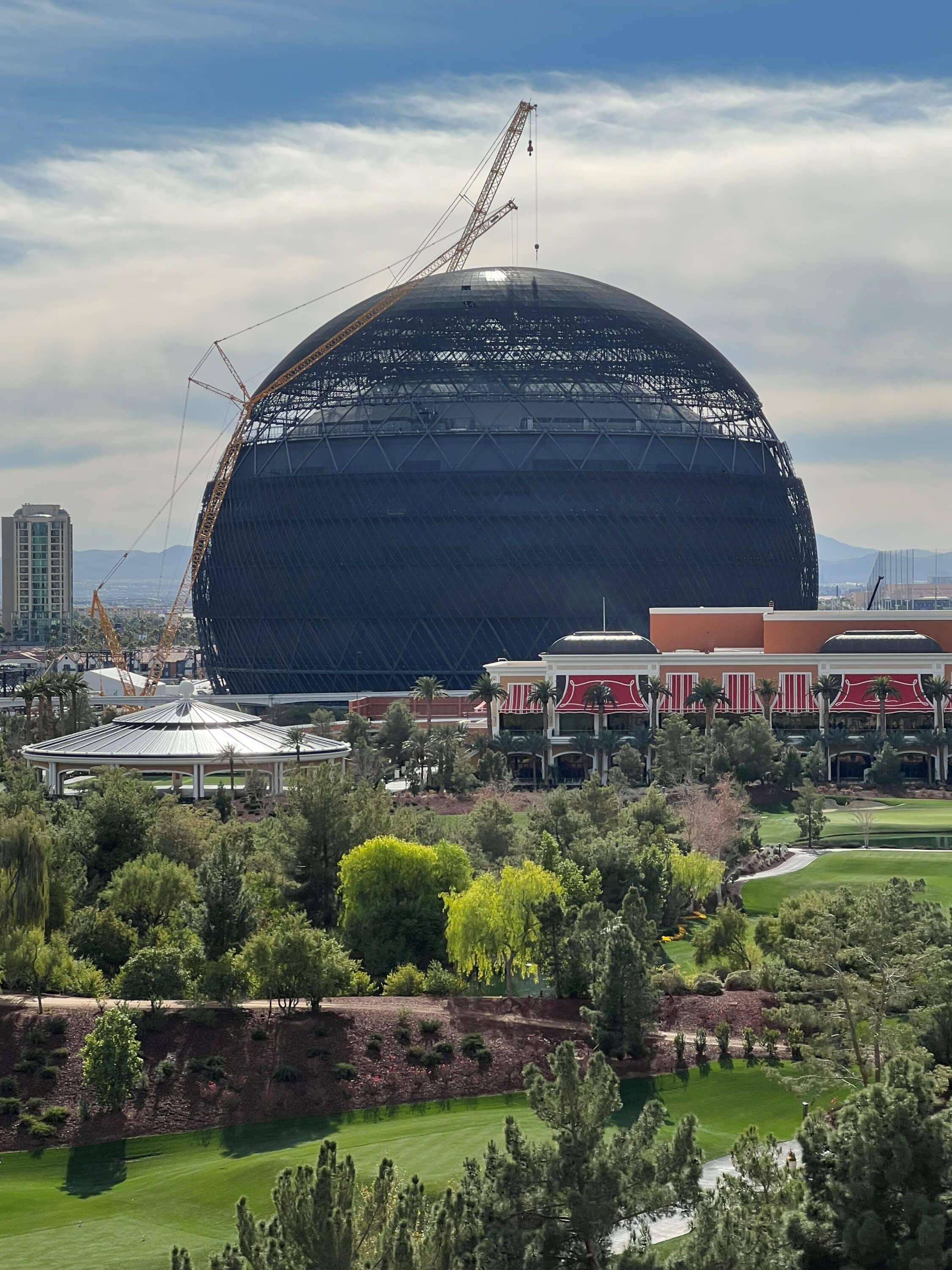 World’s largest sphere nearing completion in Las Vegas Courthouse
