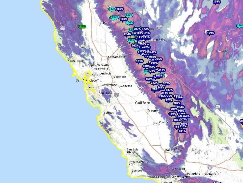 In like a lion March to bring fresh snow and rain to California