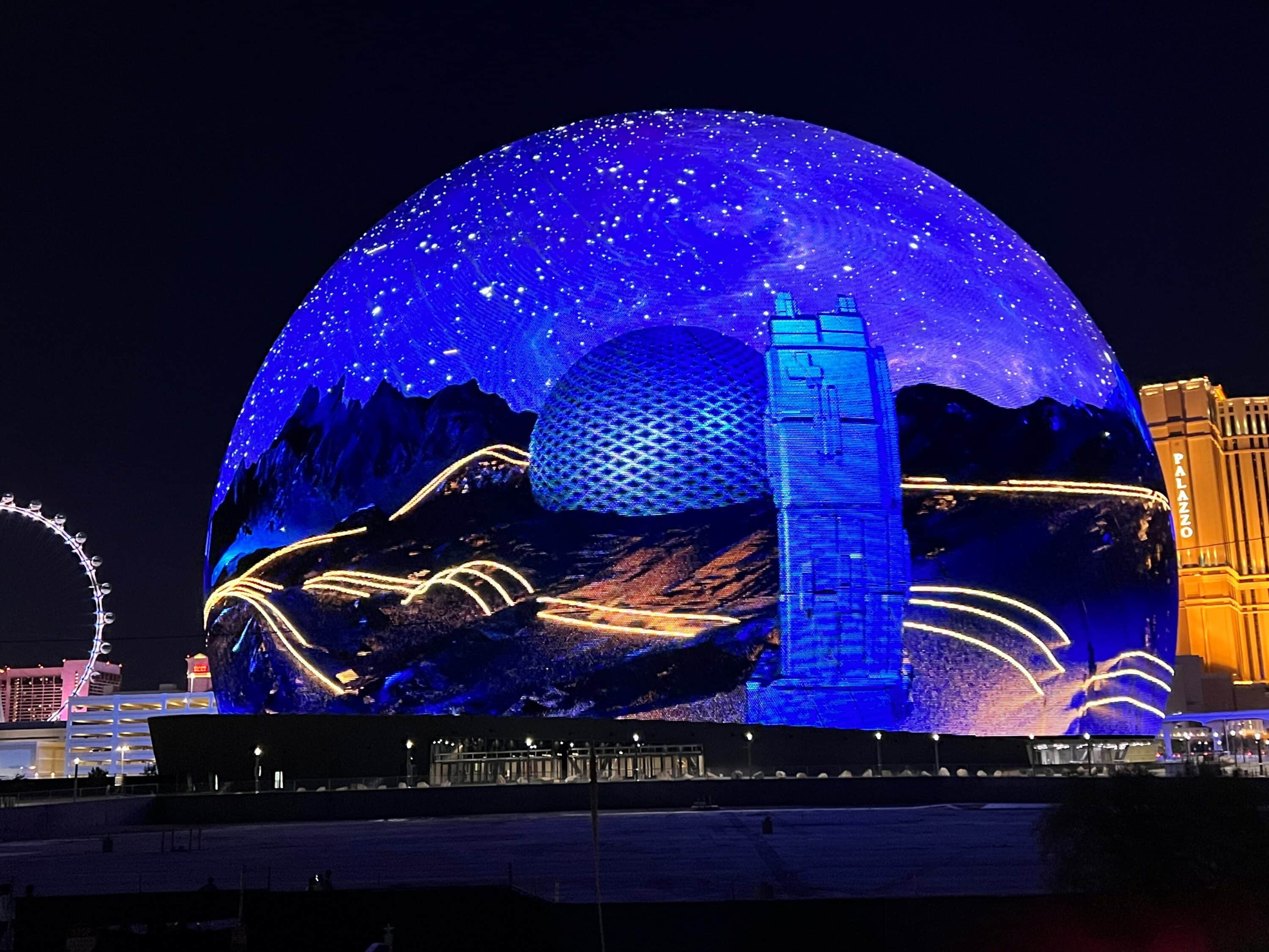 The Sphere mesmerizes Las Vegas viewers already, months before opening