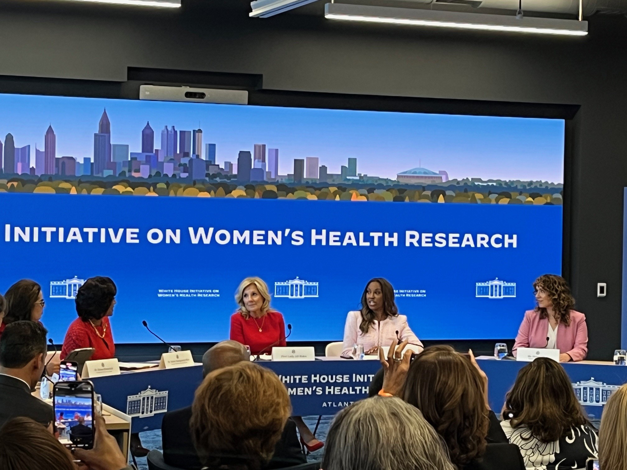 First lady spotlights women's health research in Atlanta