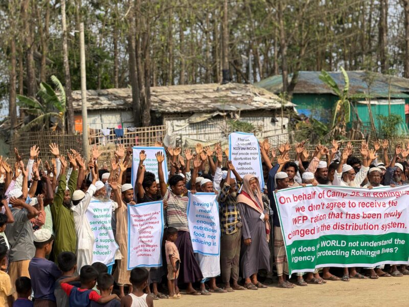 Food assistance slashed for hundreds of thousands of Rohingya refugees trapped in Bangladesh camps