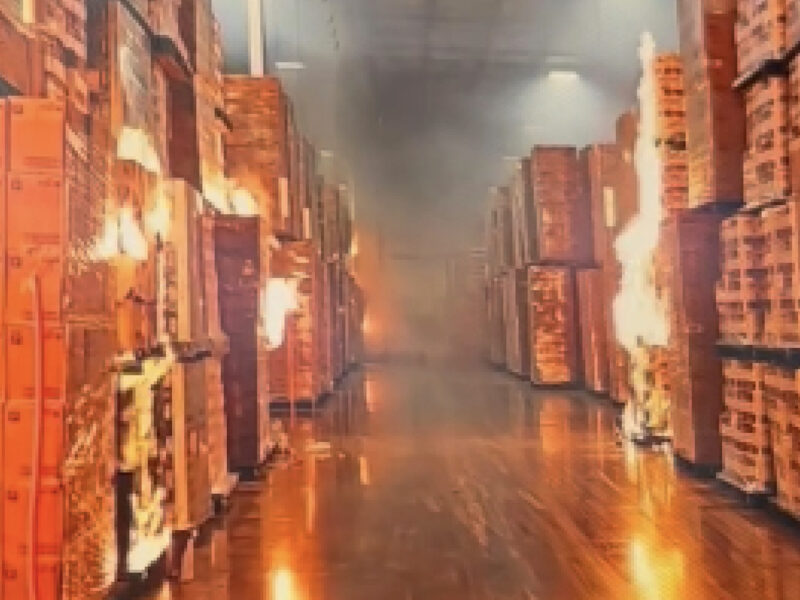 Employee charged with torching Kimberly-Clark warehouse in California