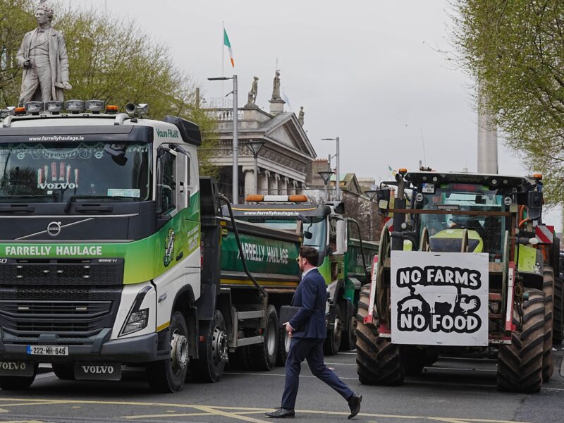 Irish fuel protests enter fourth day as government seeks to head off shortages, open blocked roads
