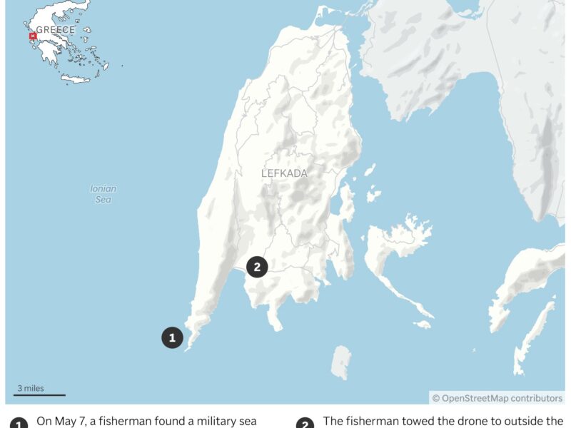Greece says attack sea drone found on island is Ukrainian, calls incident 'extremely serious'