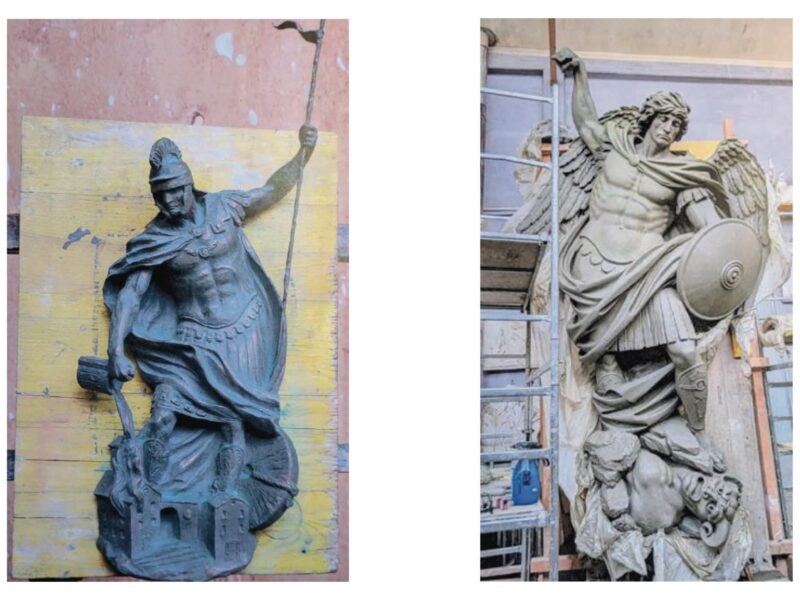Religious statues on public building divide Massachusetts high court