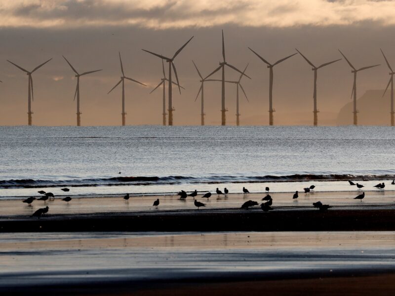The UK government has set a target of an 87% cut in carbon emissions by 2042