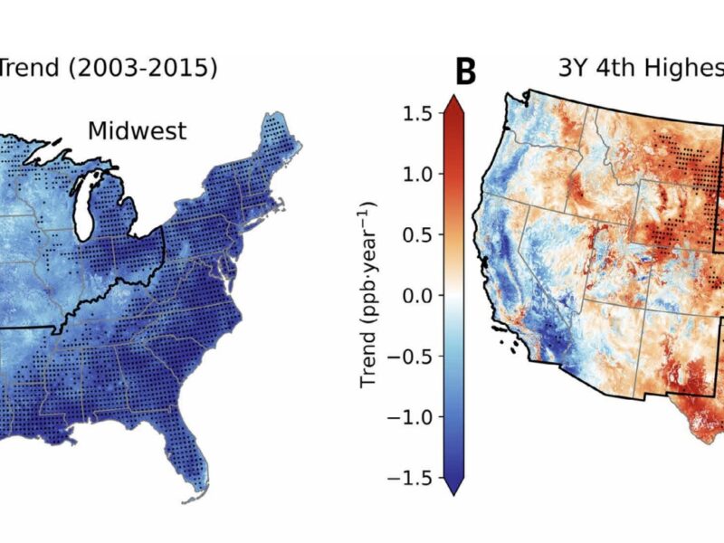 Wildfires drive ozone deaths, blunting decade of reductions