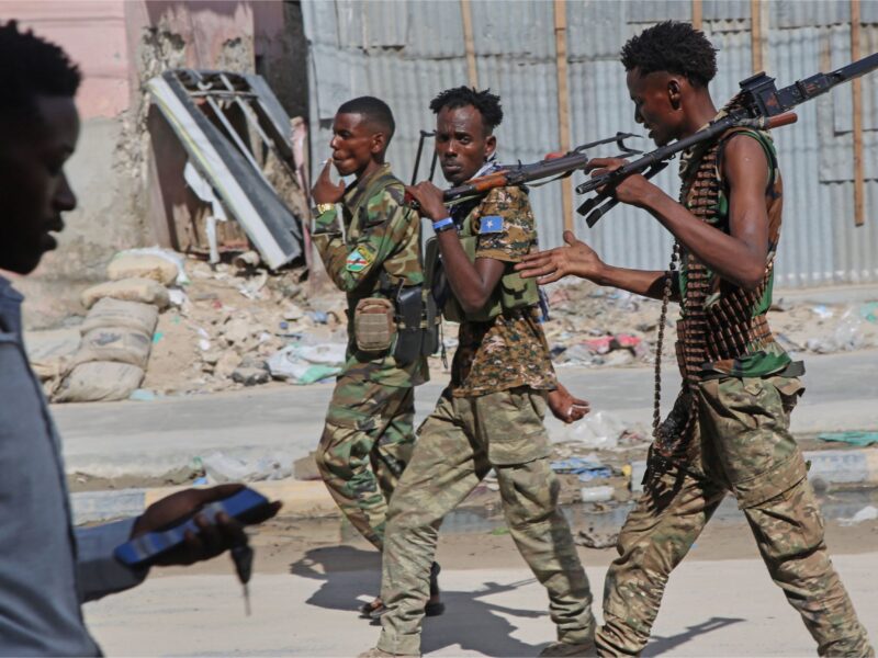 Clashes erupt in Somalia's capital ahead of a planned anti-government rally