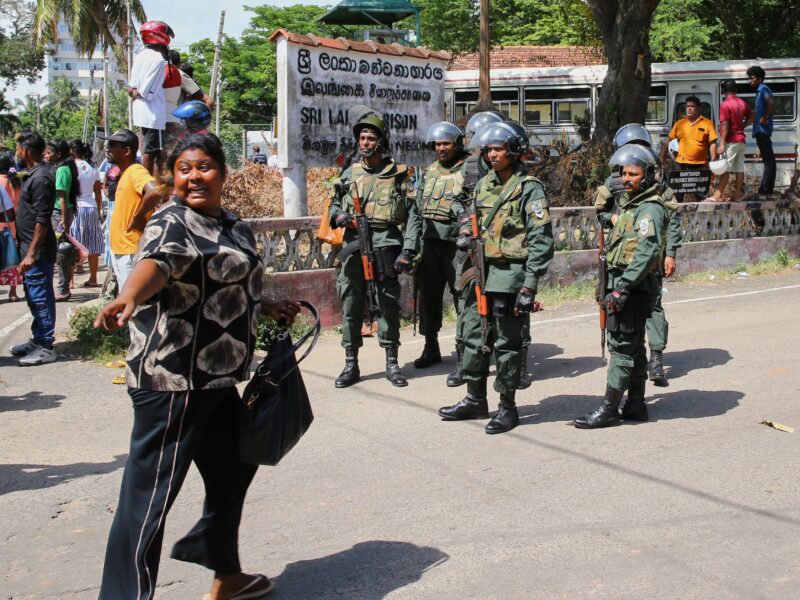 Clashes in Sri Lankan prison leave at least 25 dead, mostly inmates