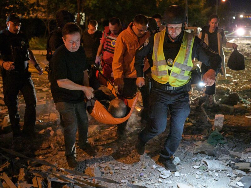 Russian strikes kill at least 18 in Kyiv region on eve of NATO summit